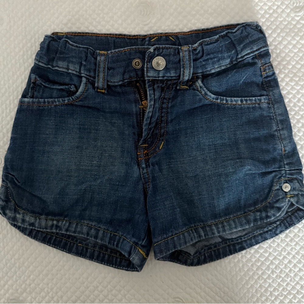 Kids Denim Blue Women's Shorts